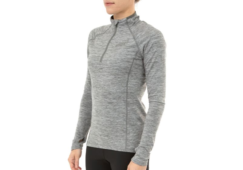 Inov-8 Long Sleeve Half Zip Mid Layer Dam LjusGrå Sverige FPKM89350